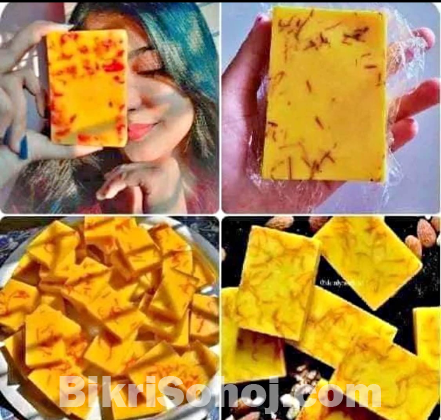 Saffron Goat milk soap